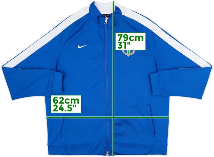 2014-15 Brazil Nike Track Jacket - 8/10 - (XXL)