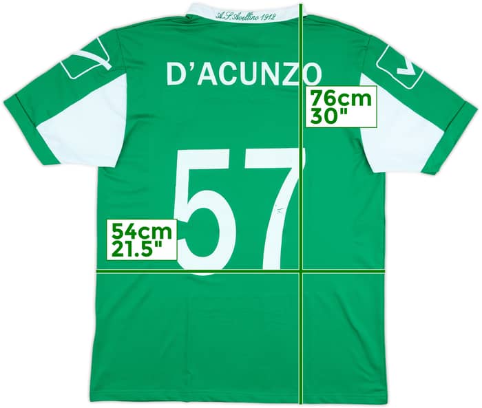 2014-15 Avellino Home Shirt D'Acunzo #57 - 5/10 - (L)