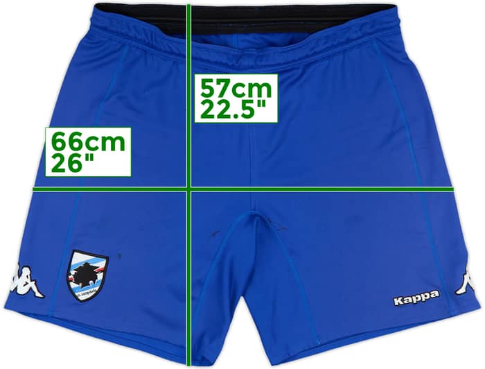 2007-08 Sampdoria Away Shorts - 4/10 - (XXL)