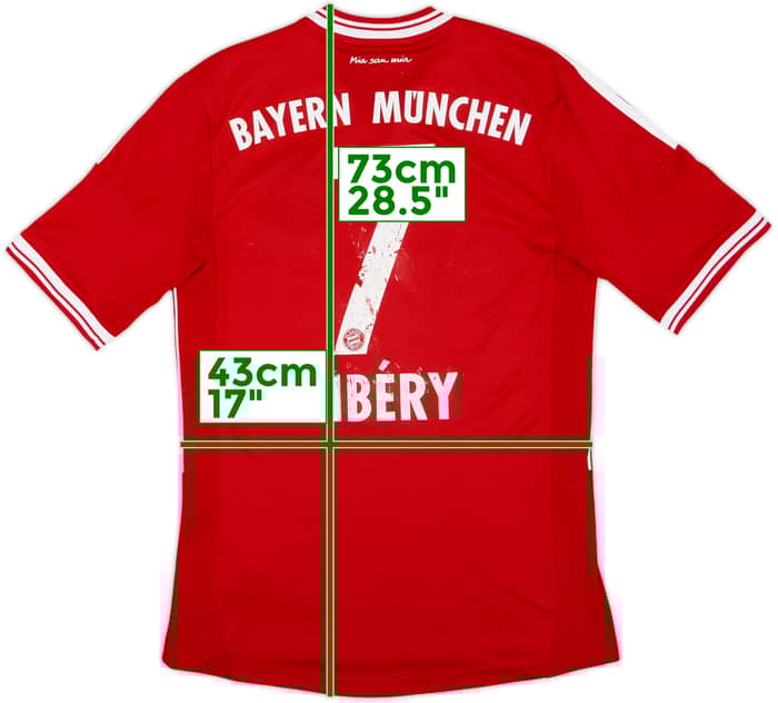 2013-14 Bayern Munich Home Shirt Ribery #7 - 4/10 - (S)