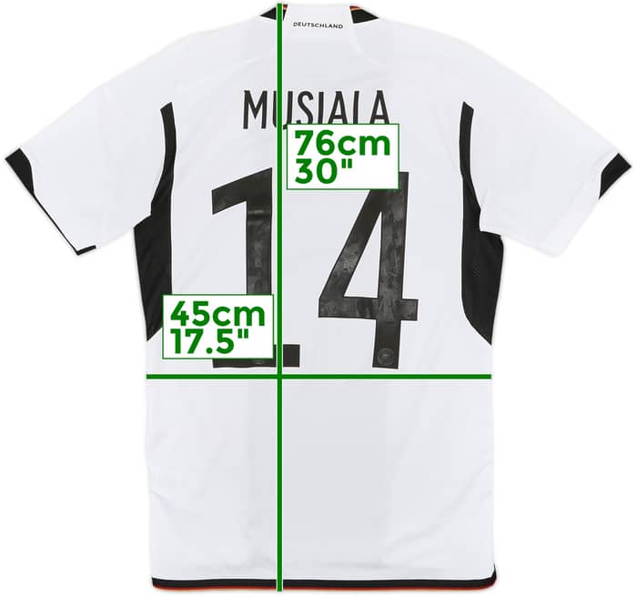 2020-21 Germany Home Shirt Musiala #14 - 10/10 - (S)