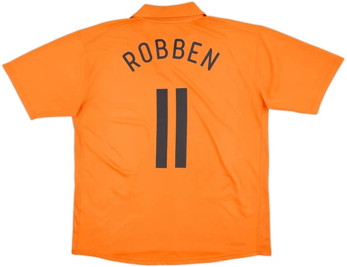 2006-08 Netherlands Home Shirt Robben #11 - 6/10 - (XL)