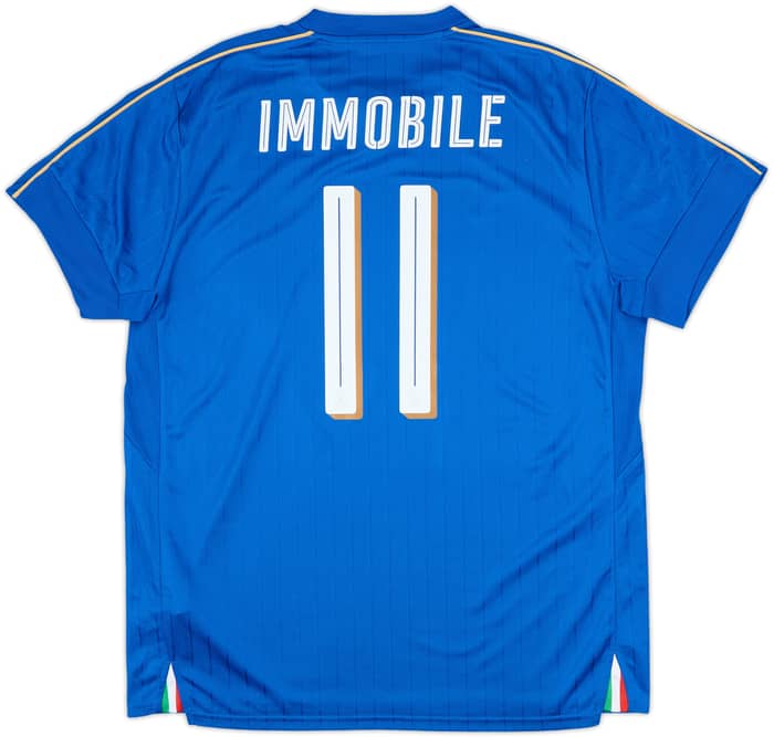 2016-17 Italy Home Shirt Immobilie #11 - 10/10 - (XL)