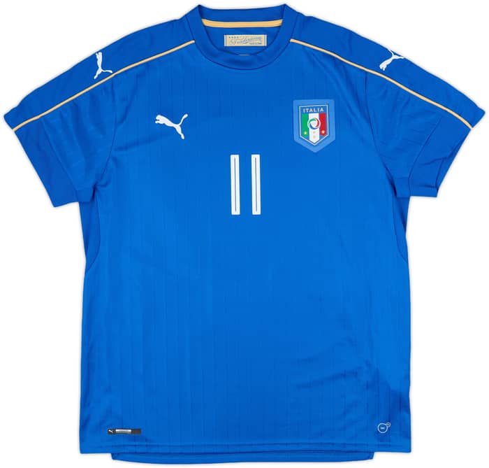 2016-17 Italy Home Shirt Immobilie #11 - 10/10 - (XL)