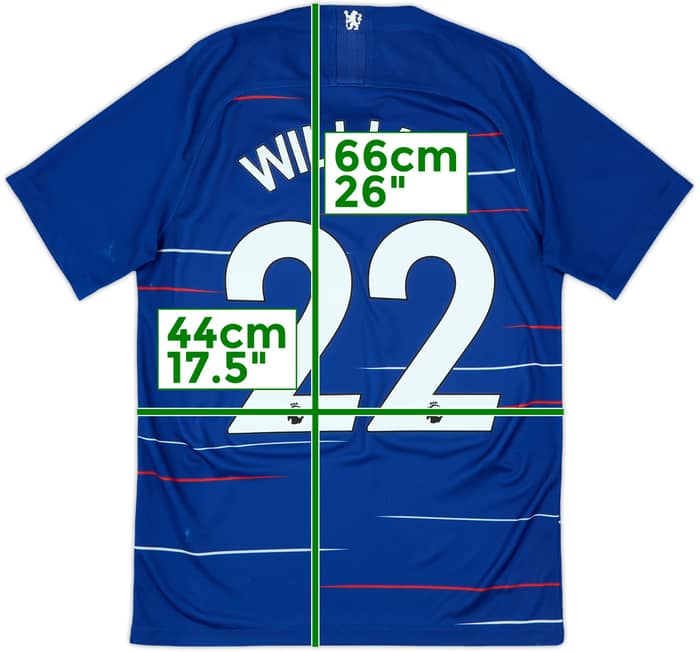 2018-19 Chelsea Home Shirt Willian #22 - 9/10 - (S)
