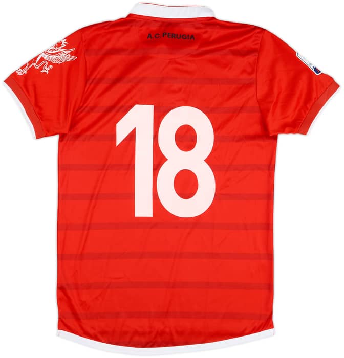 2015-16 Perugia Match Issue Home Shirt #18