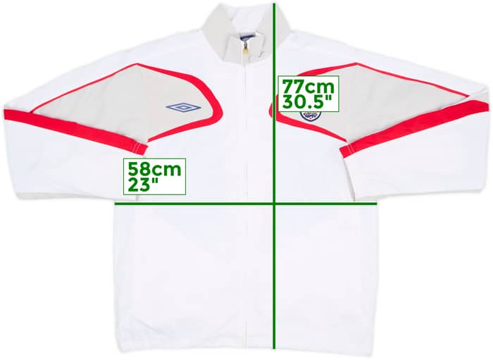 2006-08 England Umbro Track Jacket - 9/10 - (M)