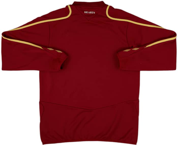 2007-08 Hearts Umbro Staff Issue 1/4 Zip Drill Top RB - 9/10 - (L)