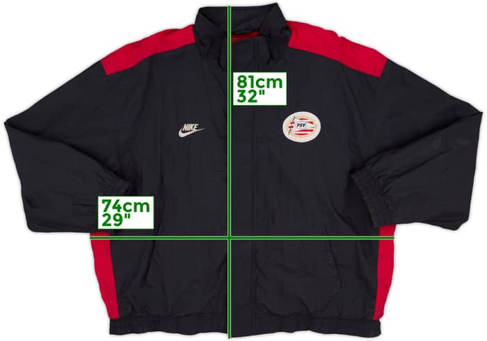 1996-97 PSV Nike Padded Bench Coat - 8/10 - (XXL)