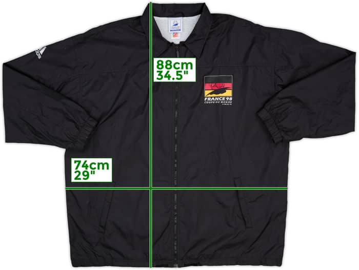 1998 Germany adidas 'Coupe Du Monde' Track Jacket - 9/10 - (XL)