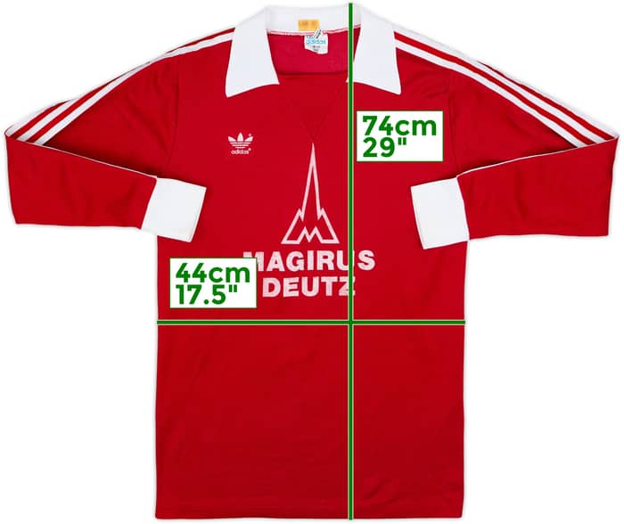 1978-80 Bayern Munich Home L/S Shirt - 6/10 - (M)