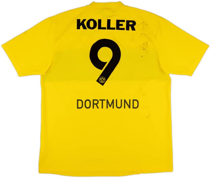 2002-03 Borussia Dortmund Signed Home Shirt Koller #9 - 5/10 - (XXL)