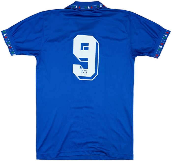 1992-93 Italy Home Shirt #9 - 8/10 - (M)