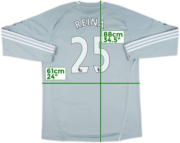 2010-12 Liverpool GK Shirt Reina #25 - 8/10 - (XL)