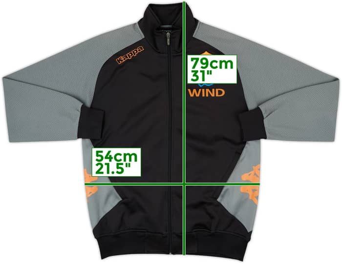 2011-12 Roma Kappa Track Jacket - 7/10 - (L)