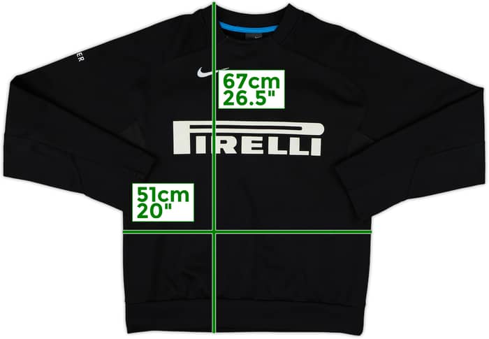 2004-05 Inter Milan Nike Sweat Top - 8/10 - (S)