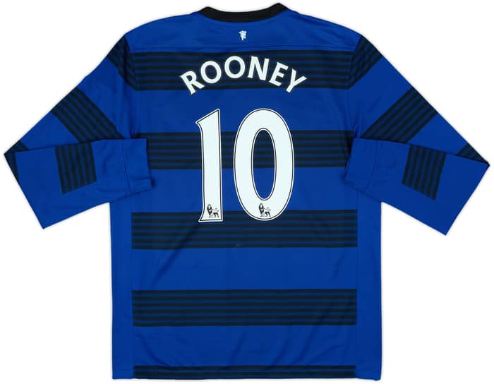 2011-13 Manchester United Away L/S Shirt Rooney #10 - 6/10 - (L)