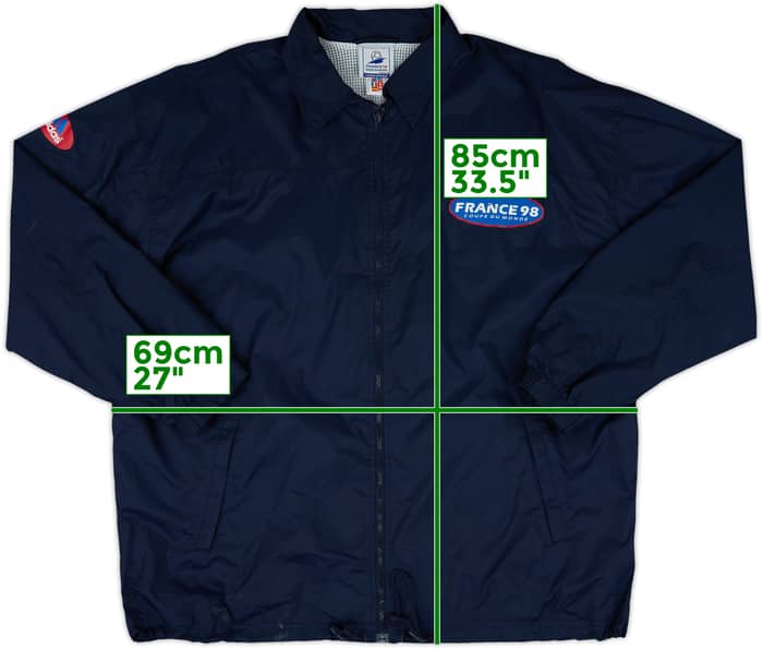 1998 France adidas 'Coupe du Monde' Track Jacket - 7/10 - (L)