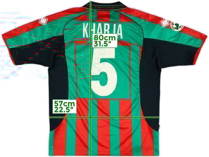 2004-05 Ternana Match Issue Home Shirt Kharja #5