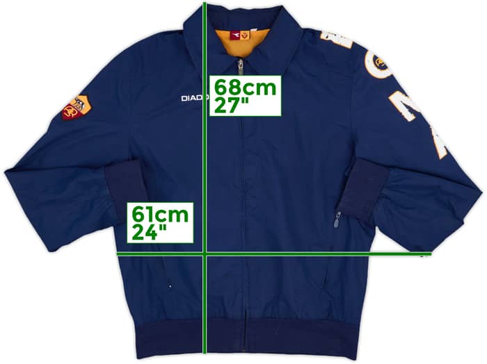 2005-06 Roma Diadora Track Jacket - 6/10 - (M)