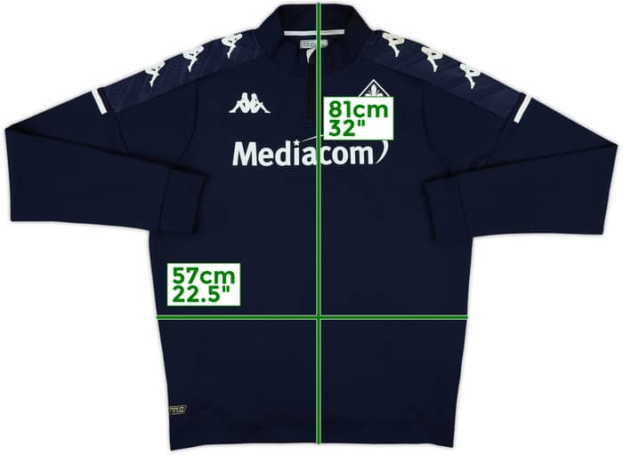 2020-21 Fiorentina Player Issue Kappa Sweat Top - 7/10 - (XL)