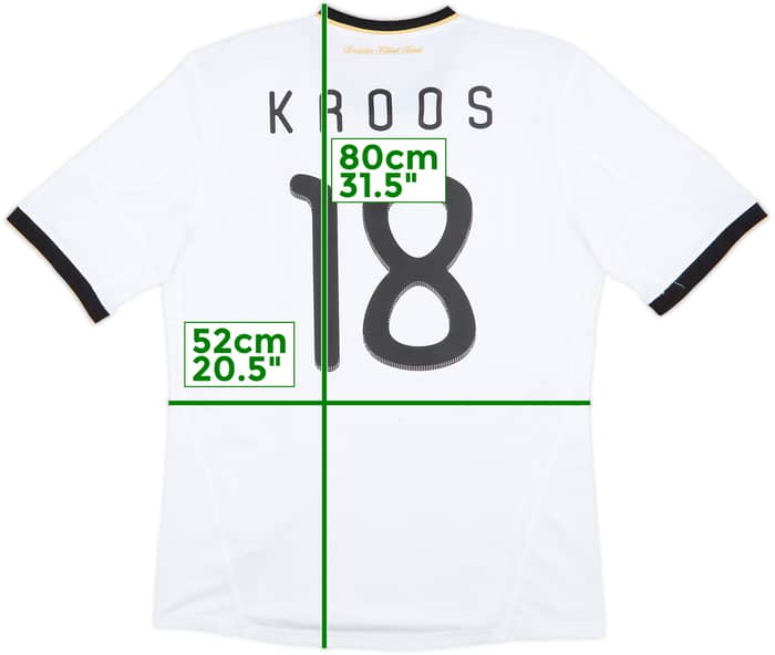 2010-11 Germany Home Shirt Kroos #18 - 8/10 - (L)