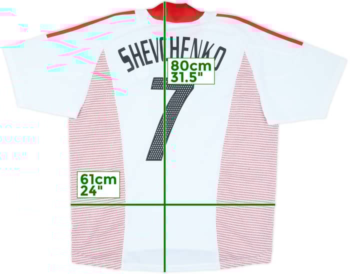 2002-03 AC Milan Away Shirt Shevchenko #7 - 7/10 - (XL)