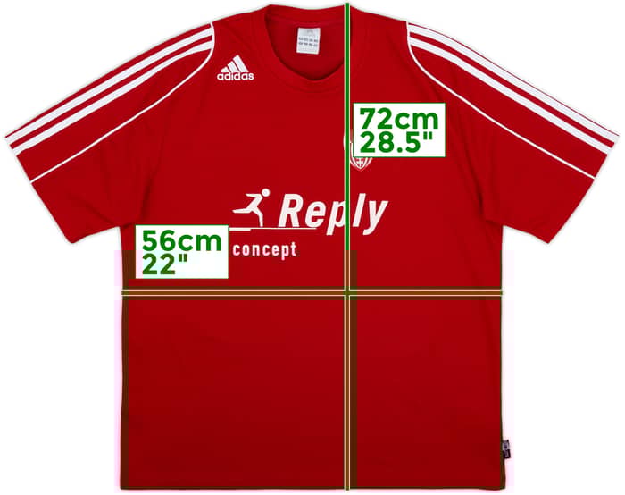 2007-08 Monza adidas Training Shirt #4 - 7/10 - (L)