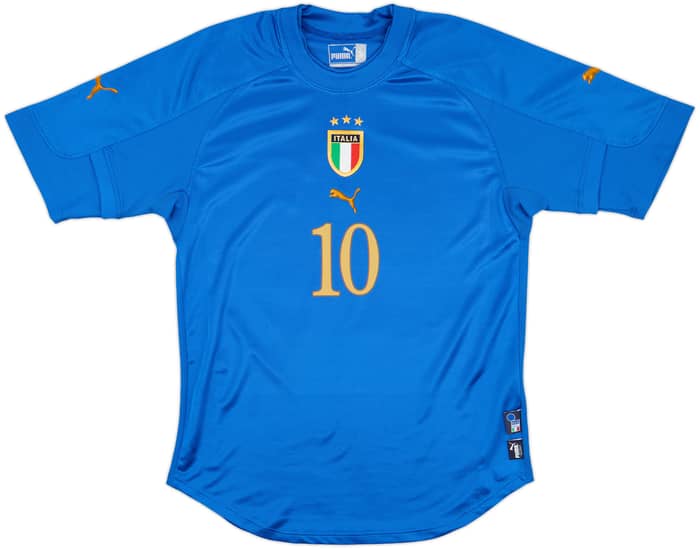 2004-06 Italy Home Shirt Baggio #10 - 10/10 - (M)