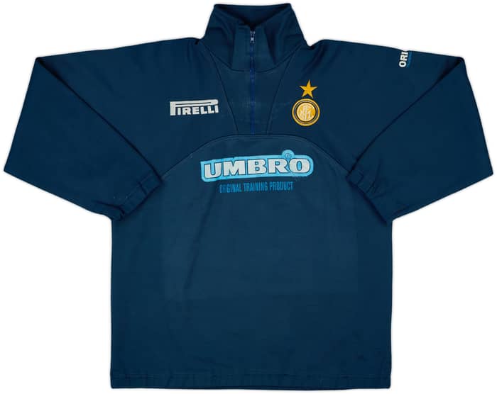 1997-98 Inter Milan Umbro 1/4 Zip Track Jacket - 5/10 - (M)