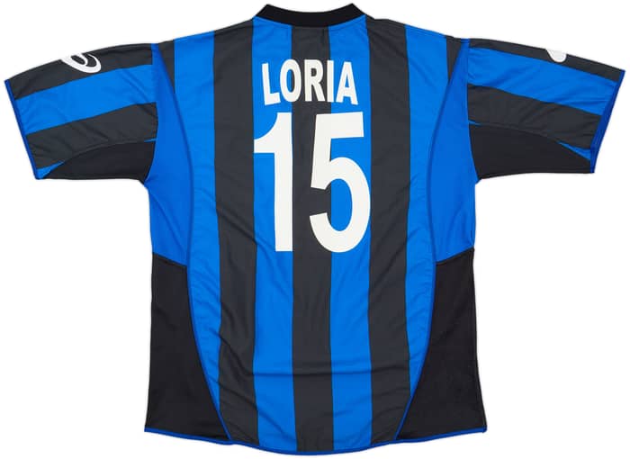 2005-06 Atalanta Home Shirt Loria #15 - 8/10 - (XXL)