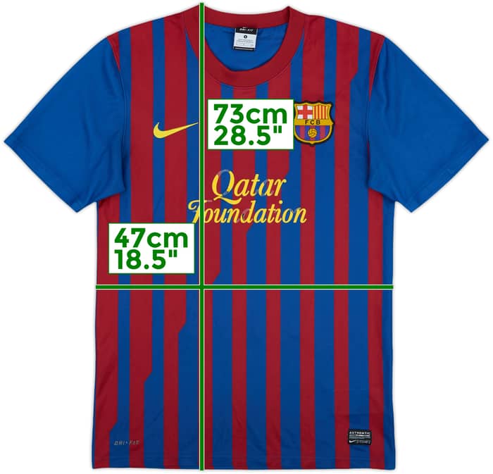 2011-12 Barcelona Basic Home Shirt - 5/10 - (S)