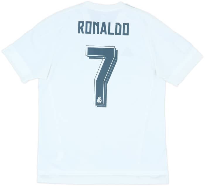 2015-16 Real Madrid Home Shirt Ronaldo #7 - 4/10 - (M)