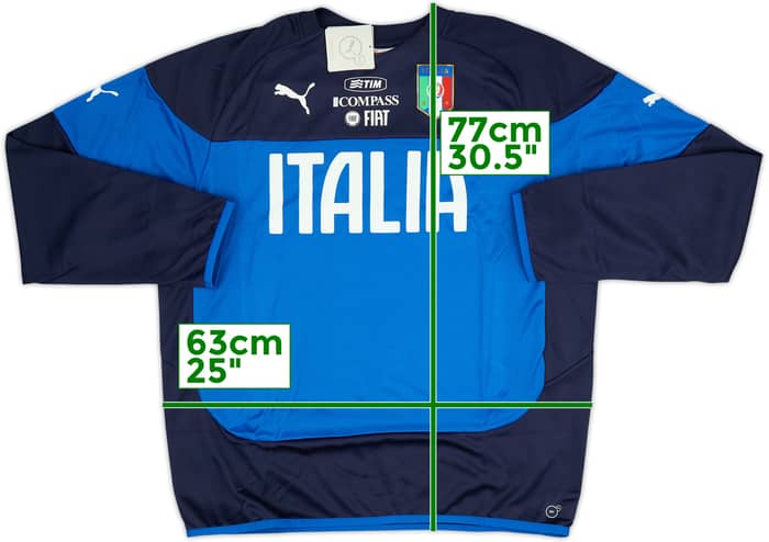 Sudadera Puma versión jugador de Italia 2014-15 (XL)