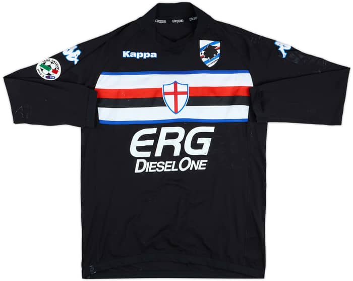 2005-06 Sampdoria Match Issue Third L/S Shirt Pisano #26