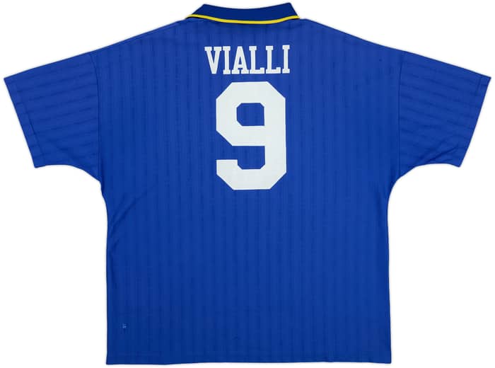 1995-97 Chelsea Home Shirt Vialli #9 - 4/10 - (XXL)