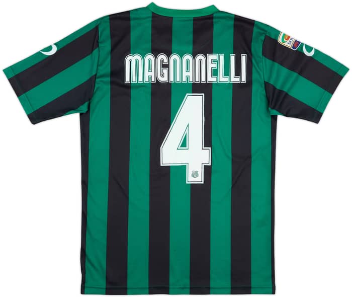 2013-14 Sassuolo Home Shirt Magnanelli #4 - 6/10 - (XL)