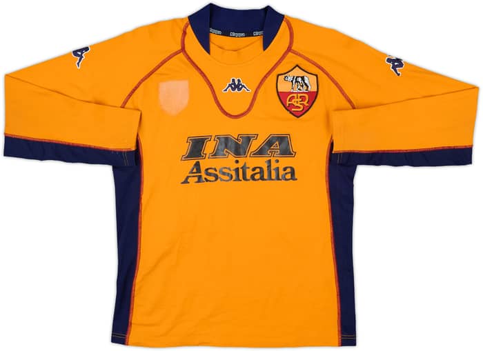 2001-02 Roma Fourth/GK L/S Shirt Pelizzoli #80 - 5/10 - (S)