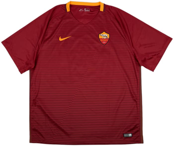 2016-17 Roma Home Shirt Luciano #50 - 9/10 - (XXL)