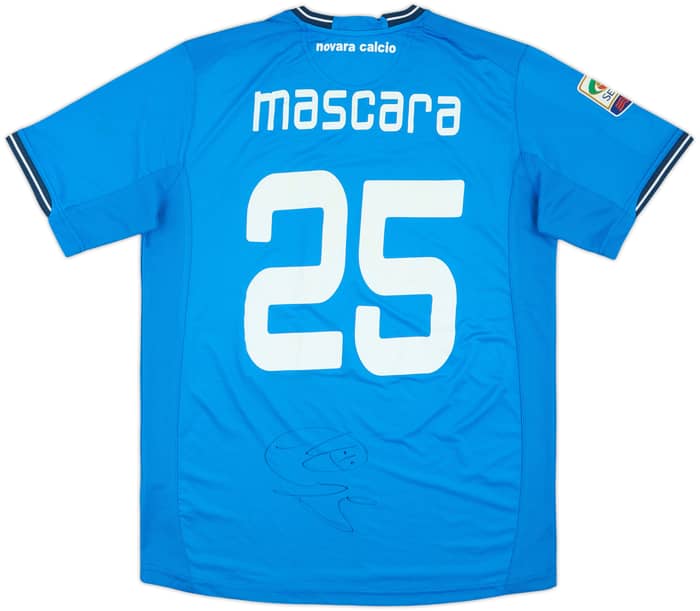 2011-12 Novara Match Issue Signed Home Shirt Mascara #25