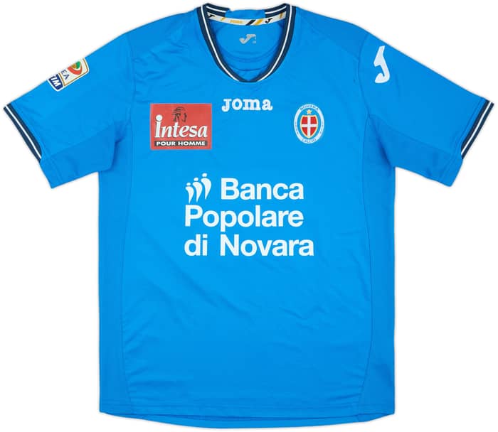 2011-12 Novara Match Issue Signed Home Shirt Mascara #25