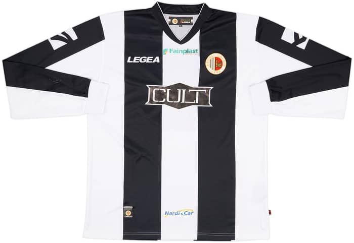 2007-08 Ascoli Home L/S Shirt Soncin #99 - 4/10 - (XL)