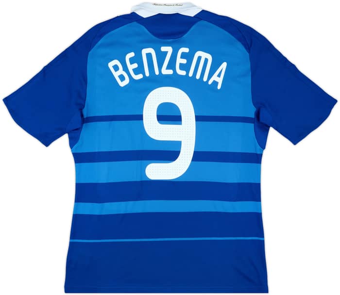 2008-09 France Home Shirt Benzema #9 - 9/10 - (L)