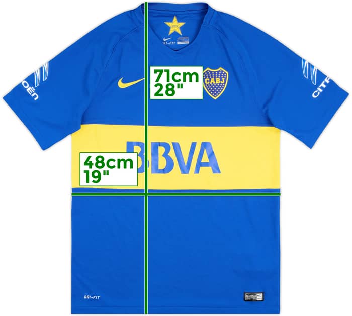 2015-16 Boca Juniors Home Shirt - 8/10 - (M)