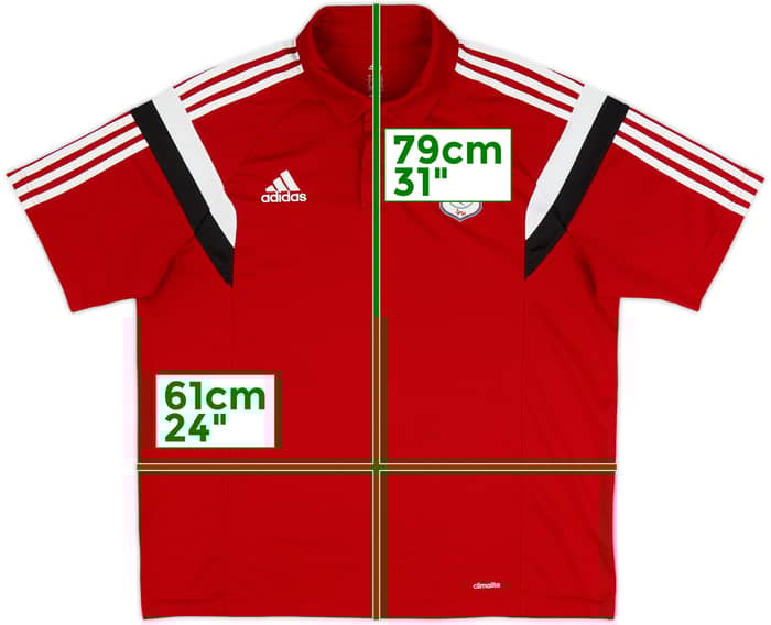 2015-16 Cardiff adidas Polo Shirt - 9/10 - (XL)