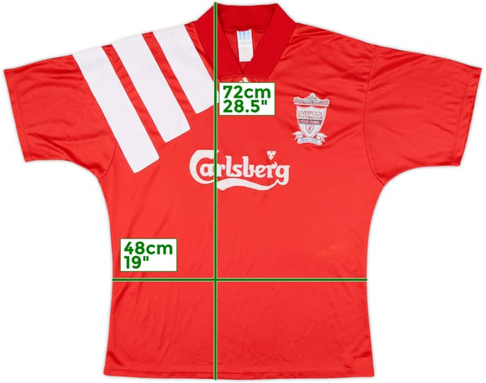 1992-93 Liverpool Centenary Home Shirt - 7/10 - (XL)