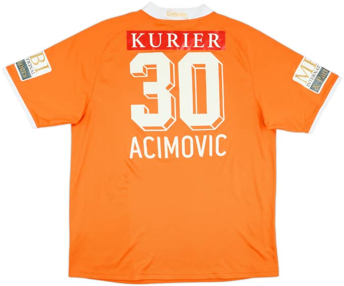 2008-10 Austria Wien Match Issue Signed Away Shirt Acimovic #30