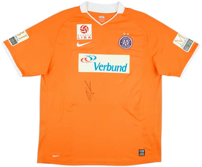 2008-10 Austria Wien Match Issue Signed Away Shirt Acimovic #30