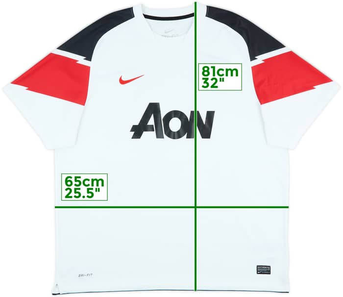 2010-12 Manchester United Away Shirt Berbatov #9 - 7/10 - (XXL)