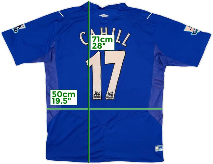2004-05 Everton Home Shirt Cahill #17 - 7/10 - (L)